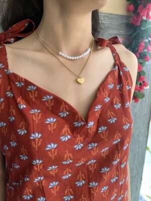 Pure cambric cotton Dress - Image 2