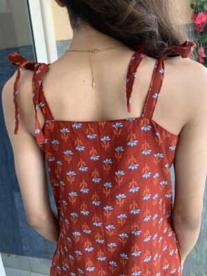 Pure cambric cotton Dress - Image 4