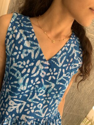 Batik printed pure cotton dress - Image 4