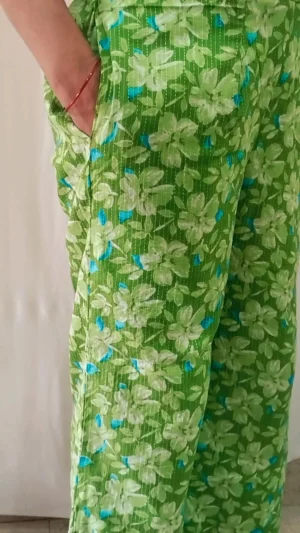 Pure cotton with kantha work co-ord set - Image 6
