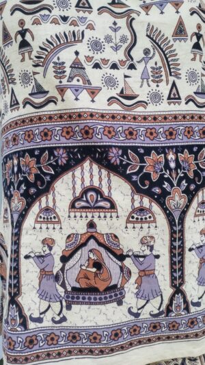 Handcrafted Tribal Art Cotton Co-ord Set - Image 6